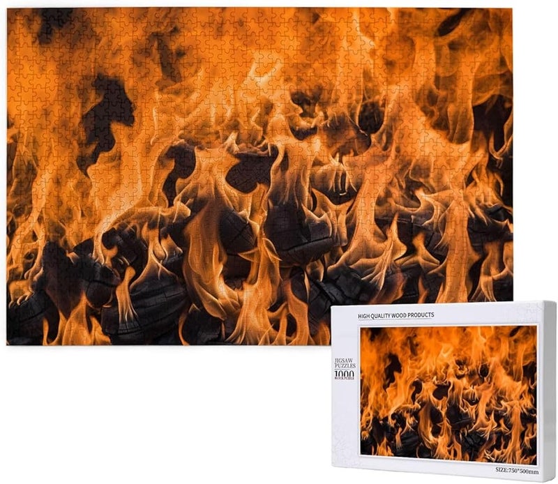 Phayah Wildfire 1000 Piece Jigsaw Puzzle For Adults Home Decor 29 5 X 19 7 Inches - Image 1